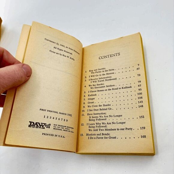 Savages of Gor Fantasy Paperback Book by John Norman from Daw Books 1982 1st - Picture 9 of 9